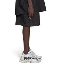 Runner Graffiti Sneakers - White & Black