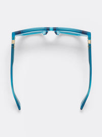 Hinge Squared blue Sunglasses - Blue