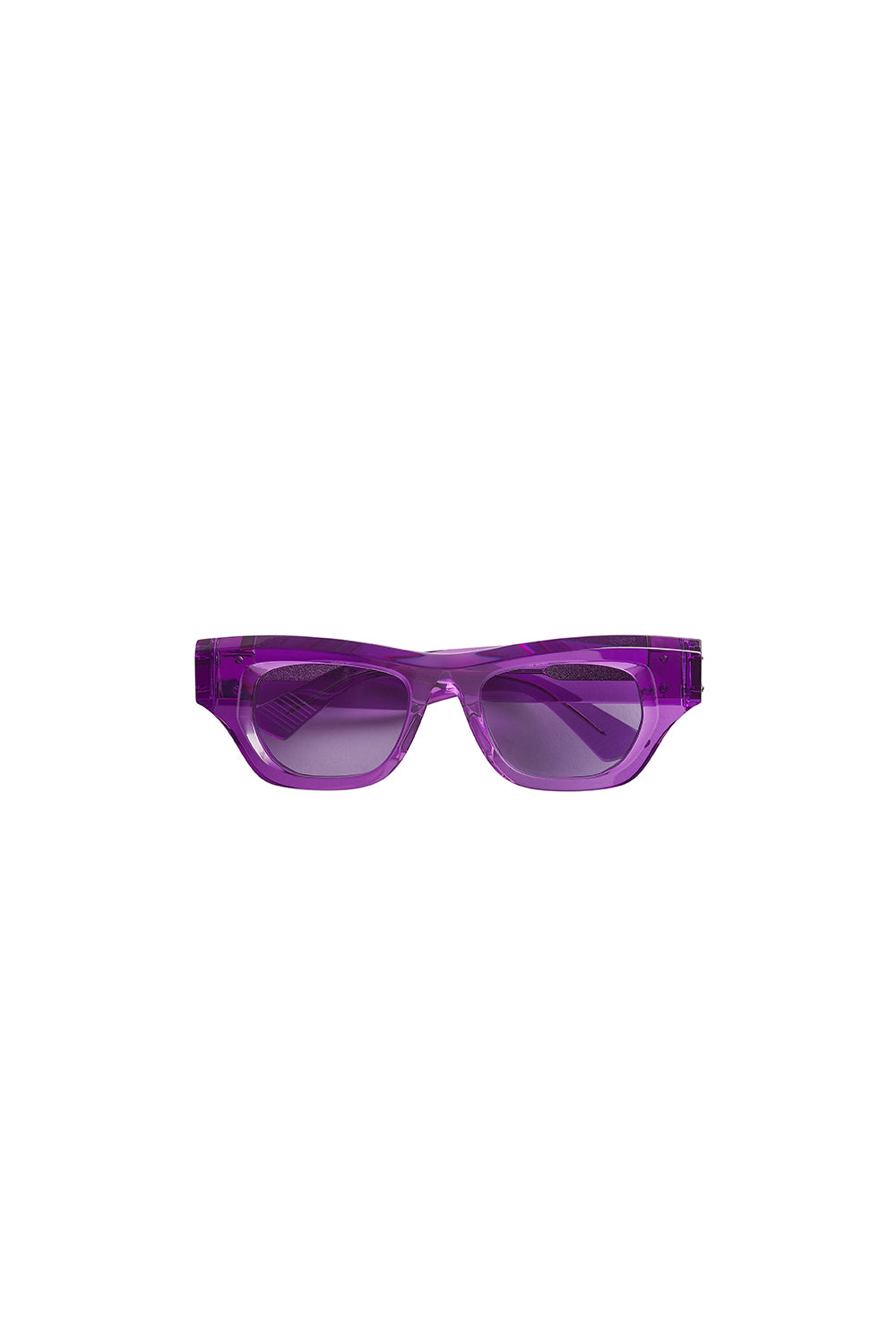 Hinge Squared purple Sunglasses - Purple