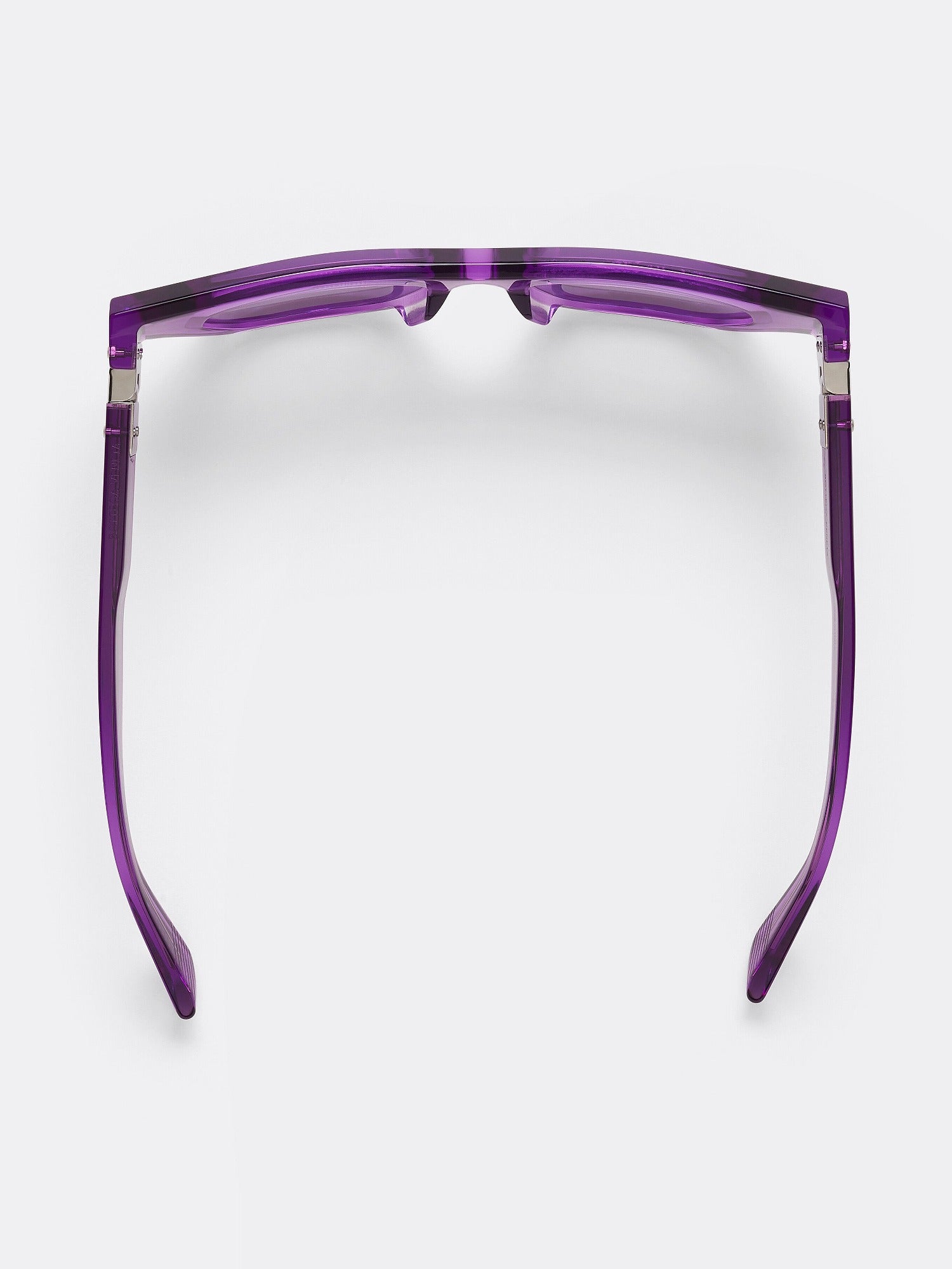 Hinge Squared purple Sunglasses - Purple
