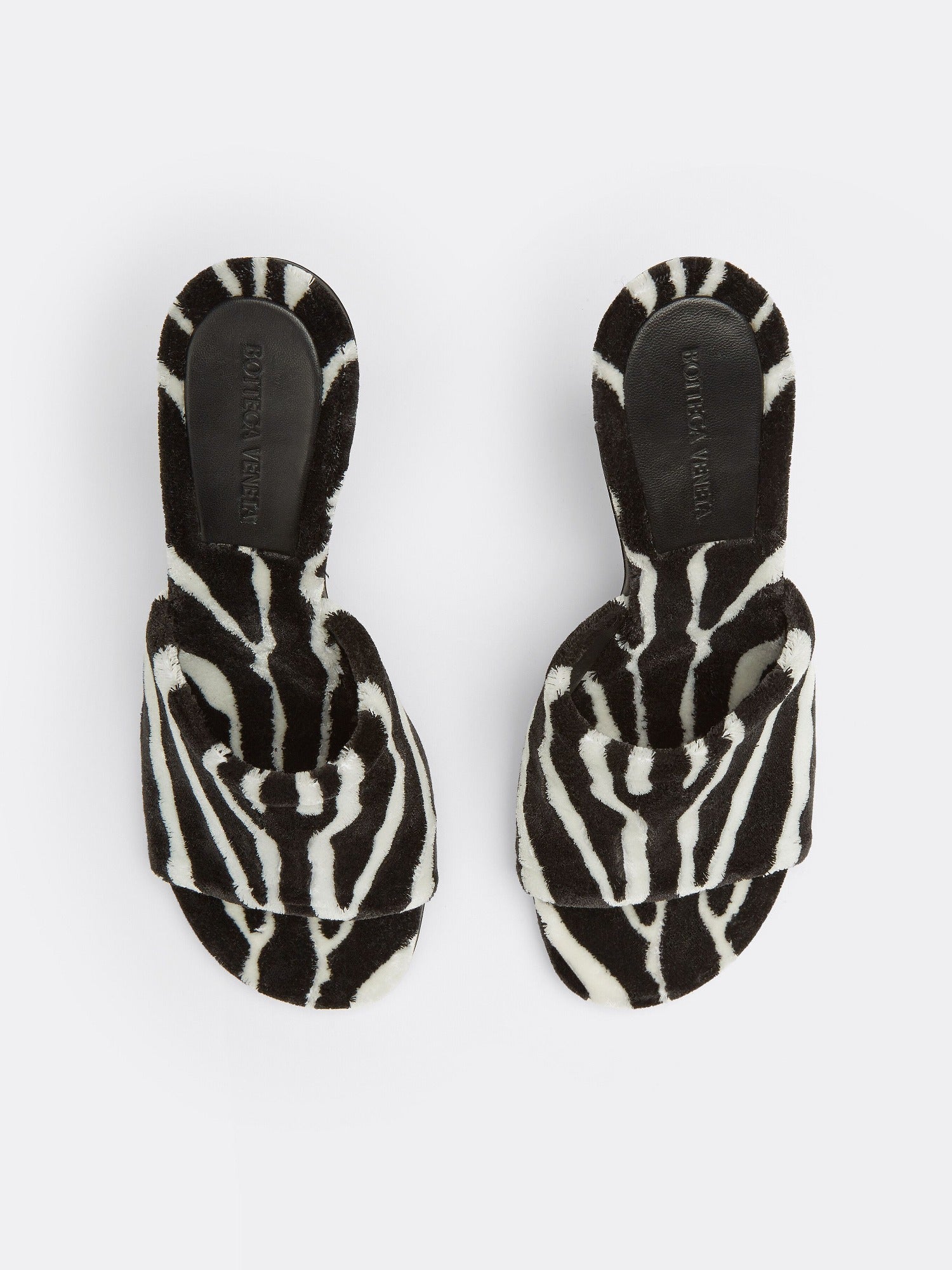 Pose zebra 90mm Mules - Zebra