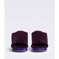 Gleam purple 100mm Mules - Purple