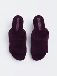 Gleam purple 100mm Mules - Purple