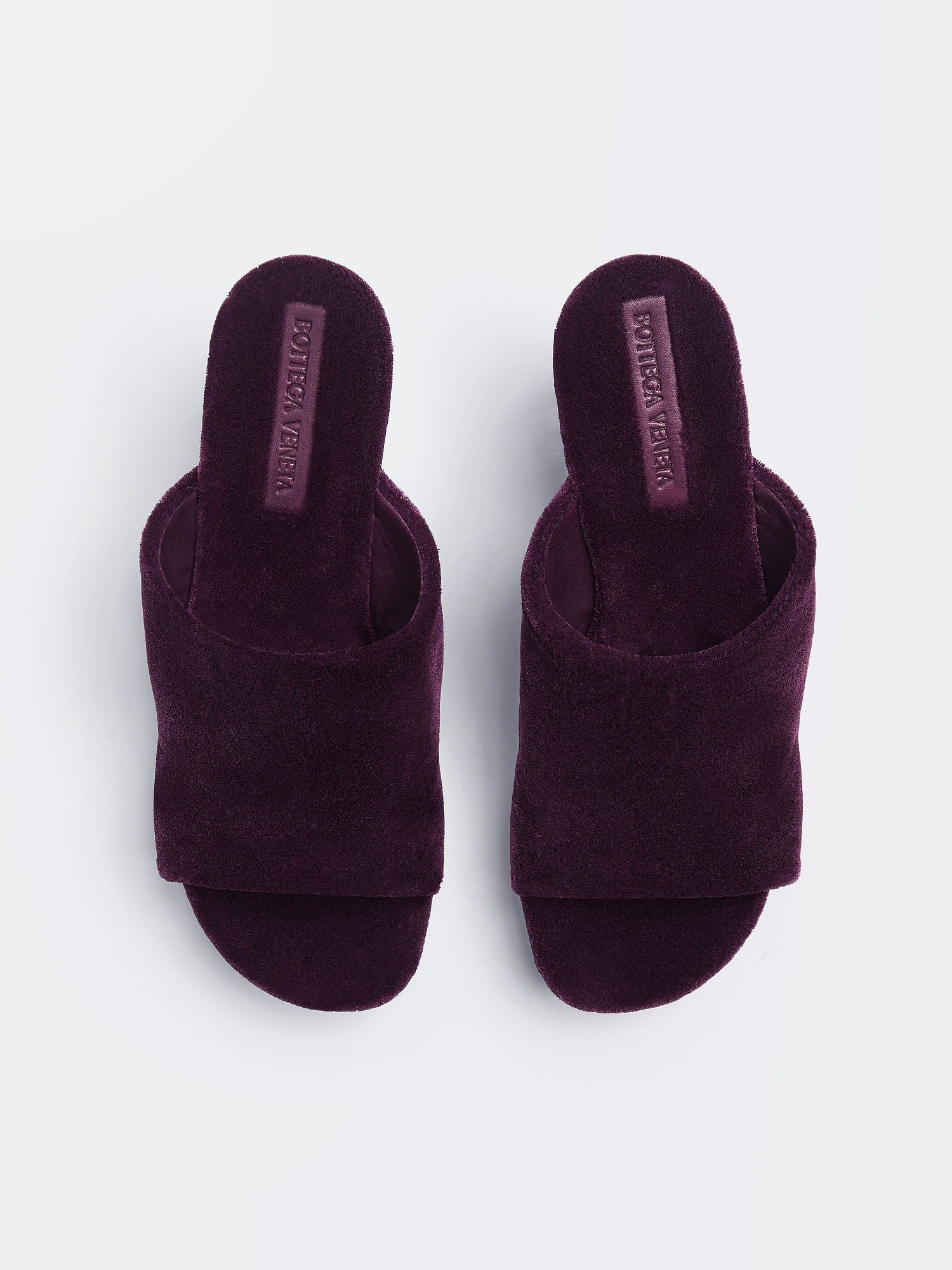 Gleam purple 100mm Mules - Purple