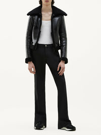 Bootcut 70'S retro twill Pant - Black