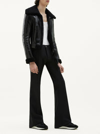 Bootcut 70'S retro twill Pant - Black