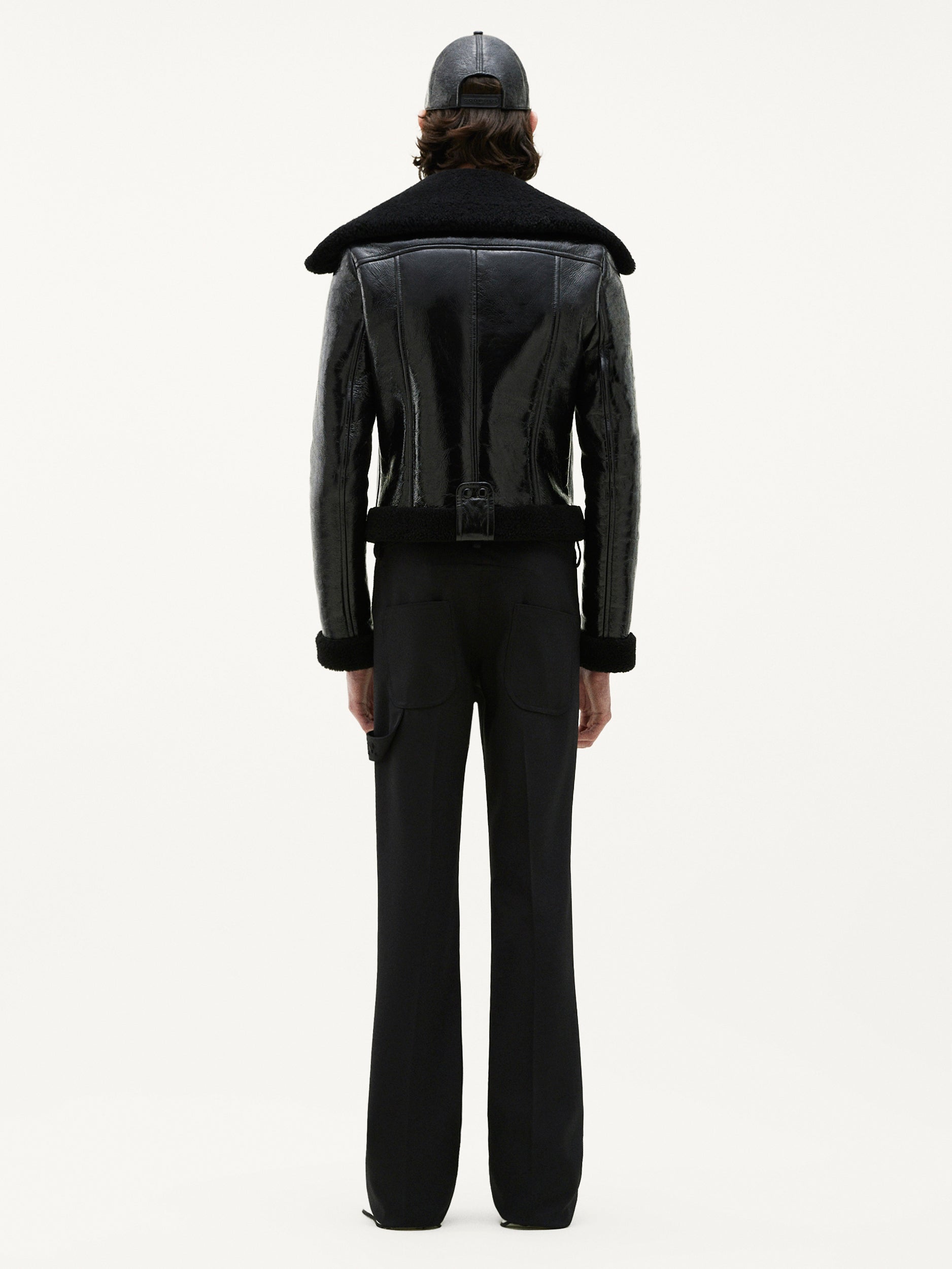 Bootcut 70'S retro twill Pant - Black
