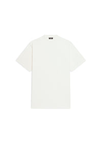 Balenciaga Back Hem Long chalky white & black T-shirt - Chalky White & Black