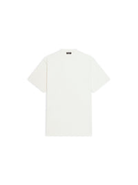 Balenciaga Back Hem Long chalky white & black T-shirt - Chalky White & Black