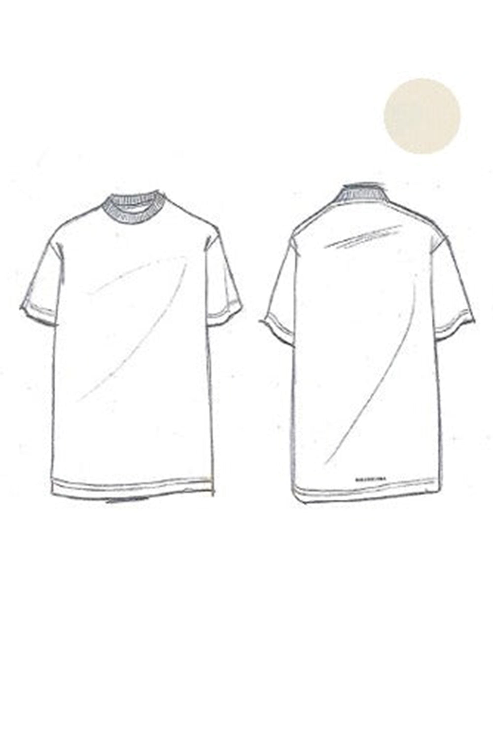 Long Boxy white T-shirt - White
