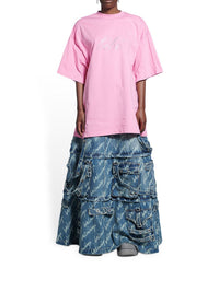 Bébé Worn-Out pink T-shirt - Pink