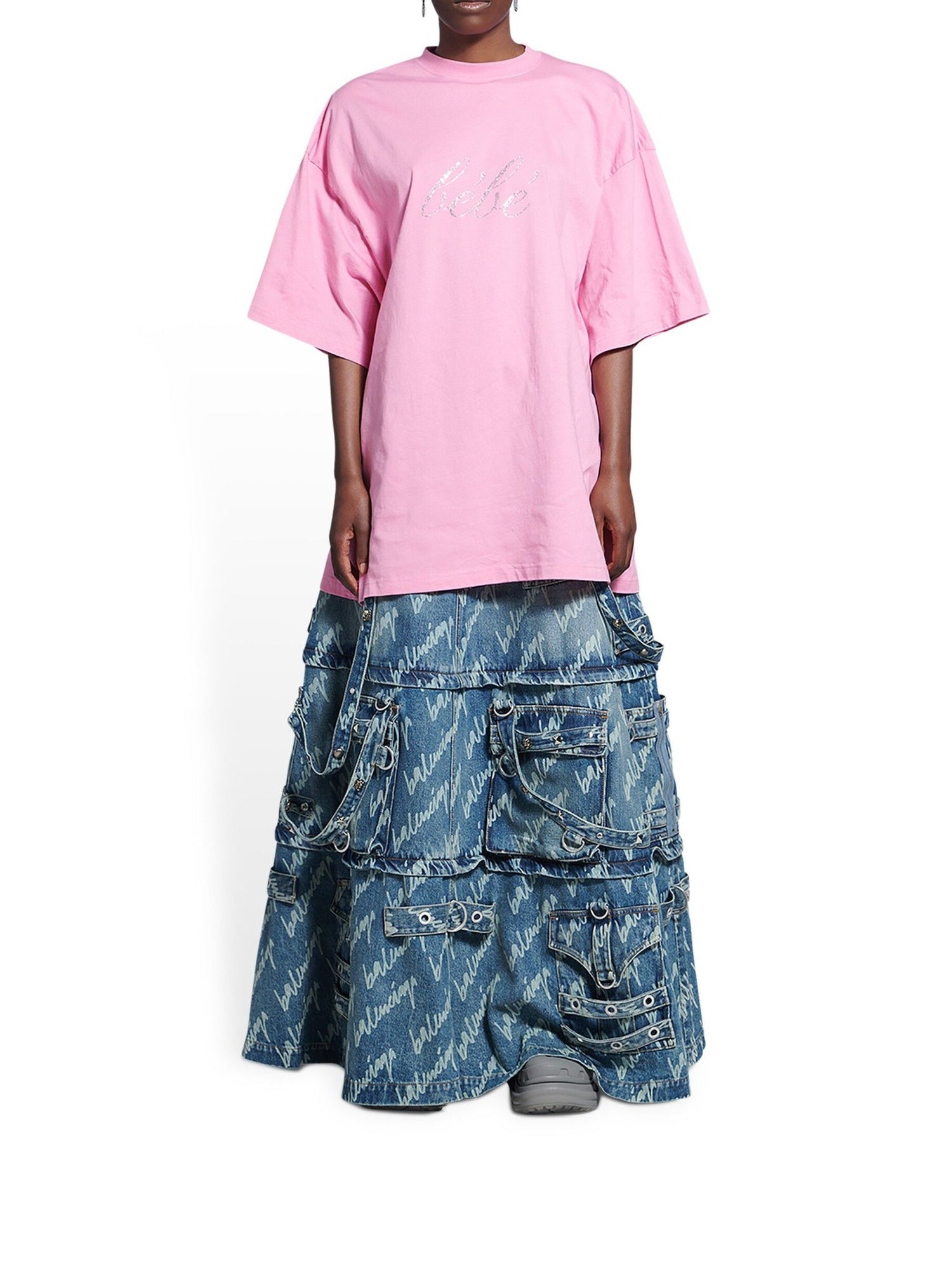 Bébé Worn-Out pink T-shirt - Pink