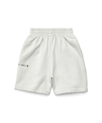 Kids Hand-Drawn BB Corp Jogging Shorts - Dirty White & Black