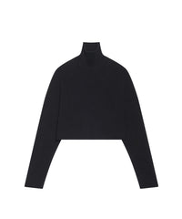 Cropped Sweater - Black