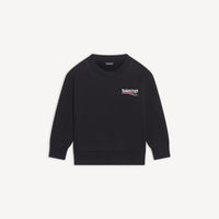 Kids Political Campaign Sweatshirt - Black & White