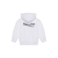Political Campaign Hoodie - White & Black