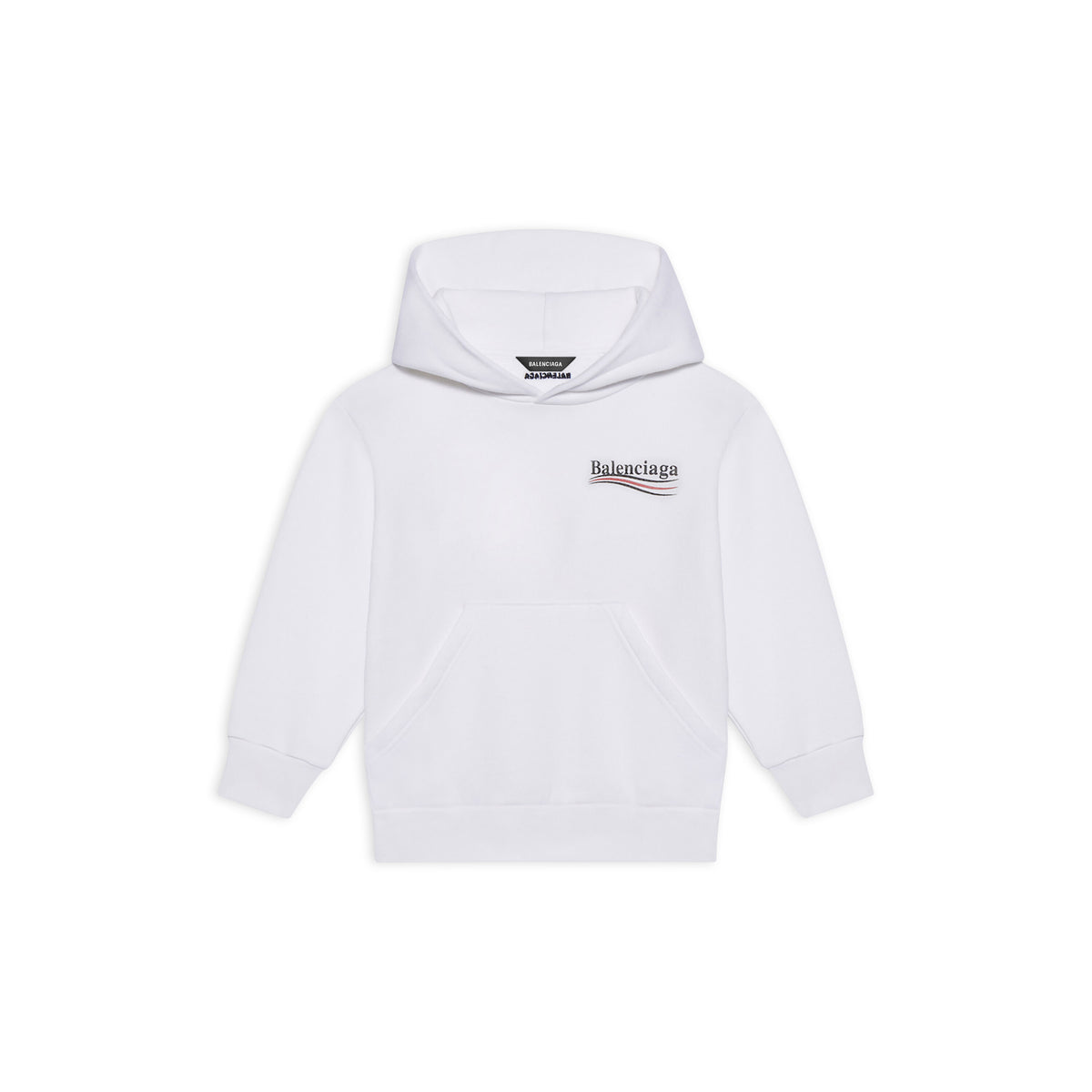 Political Campaign Hoodie - White & Black