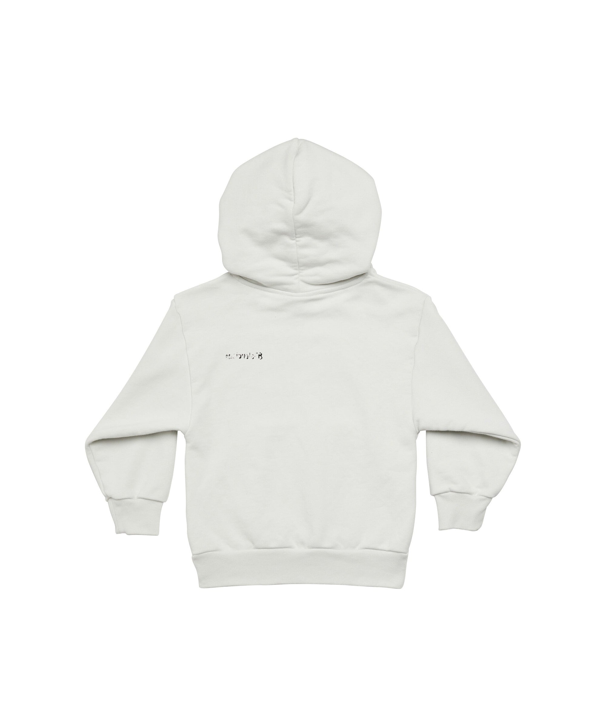 Kids Political Campaign Hoodie - Dirty White & Black
