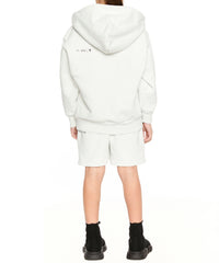 Kids Political Campaign Hoodie - Dirty White & Black