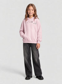 Hand-Drawn Balenciaga faded pink & black Hoodie - Faded Pink & Black