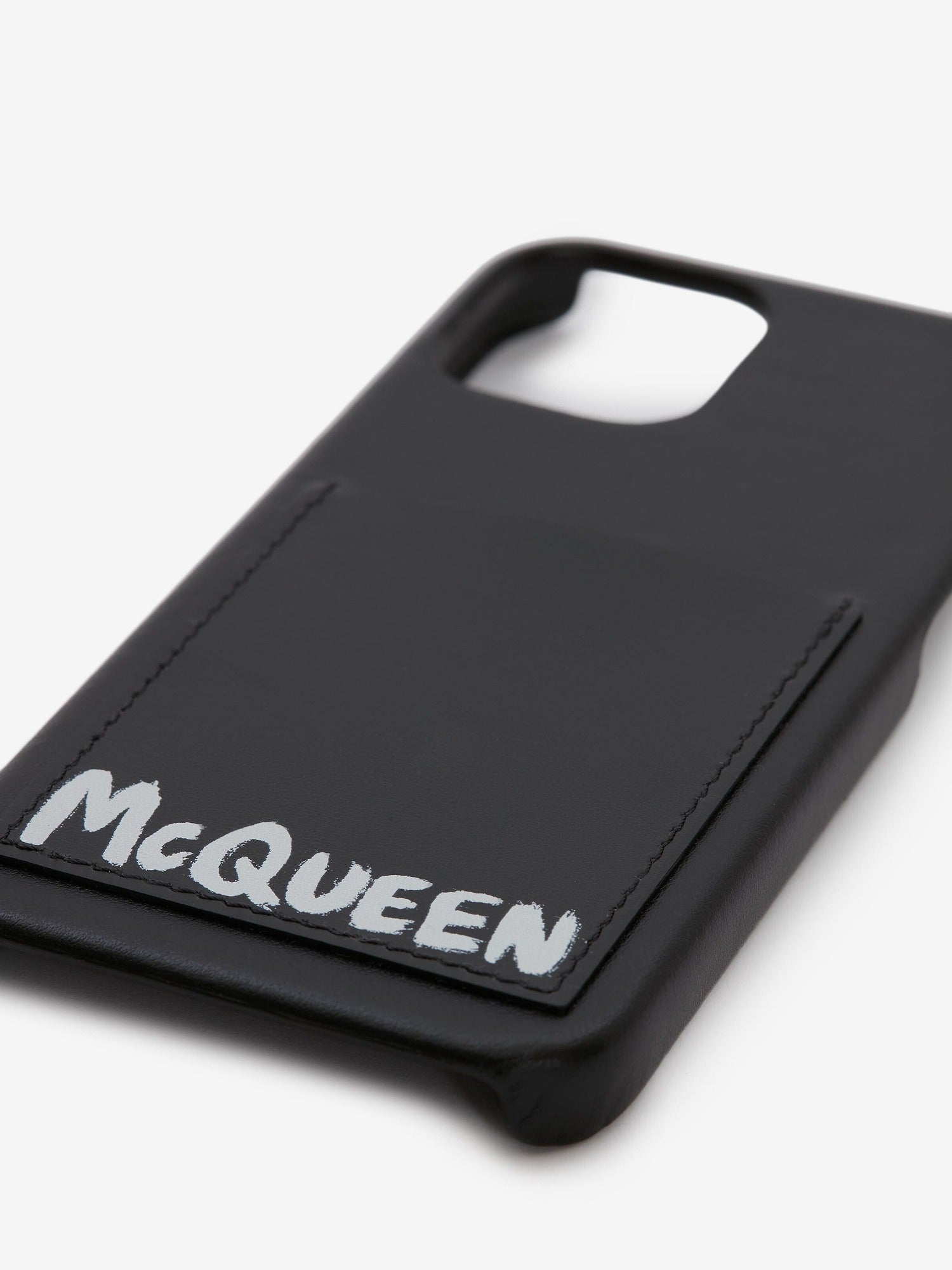 Mcqueen Graffiti black & cocoa Iphone 12 Pro Case - Black & Cocoa