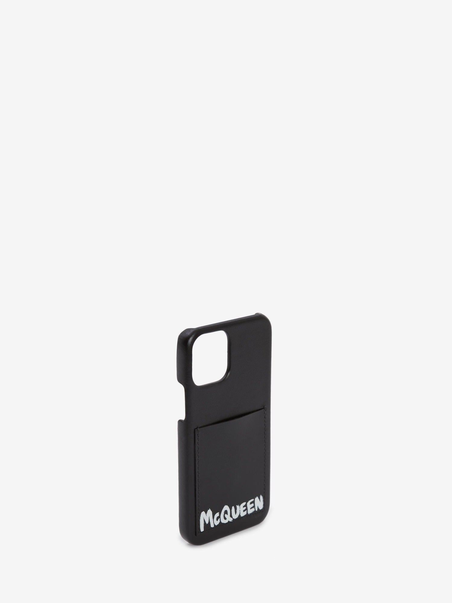 Mcqueen Graffiti black & cocoa Iphone 12 Pro Case - Black & Cocoa