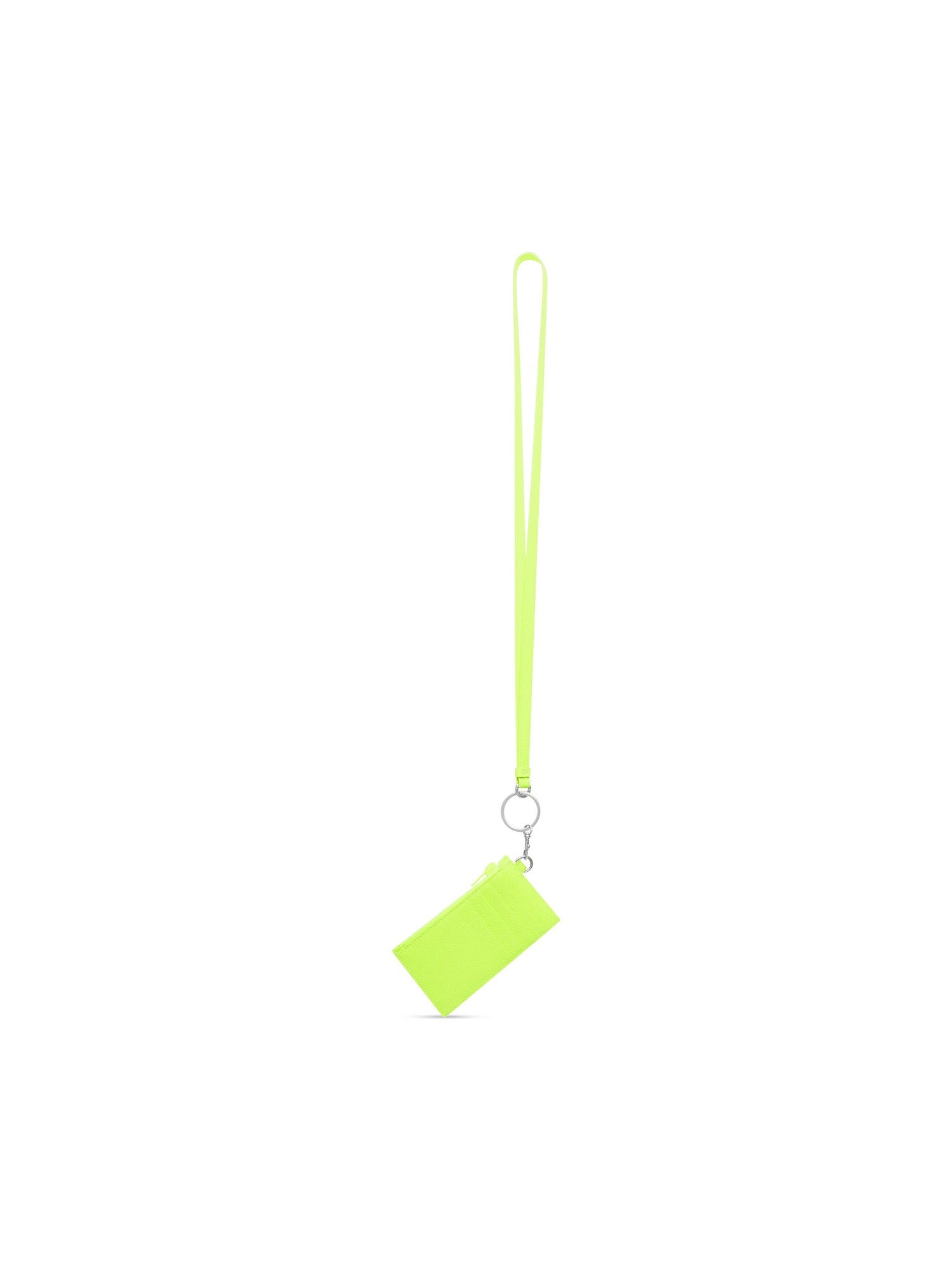 Car Card Case fluo yellow On Keychain - Fluo Yellow