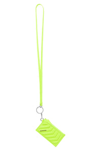 Car Card Case fluo yellow On Keychain - Fluo Yellow