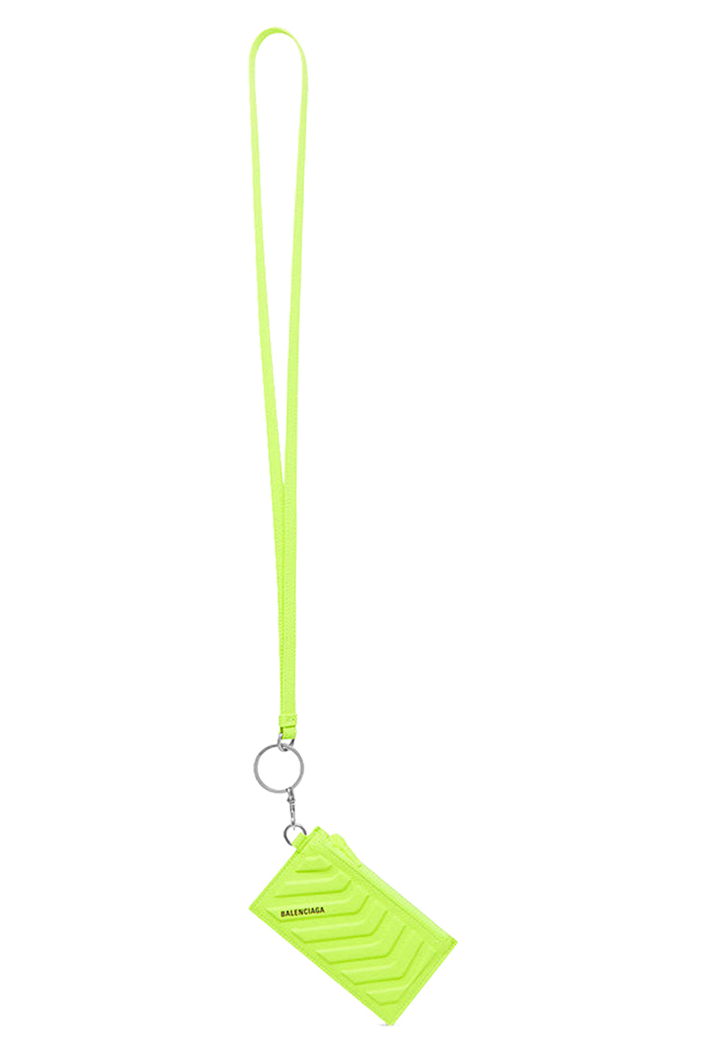 Car Card Case fluo yellow On Keychain - Fluo Yellow