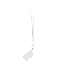 Car Card Case On Keychain Dirty Effect - White & Black