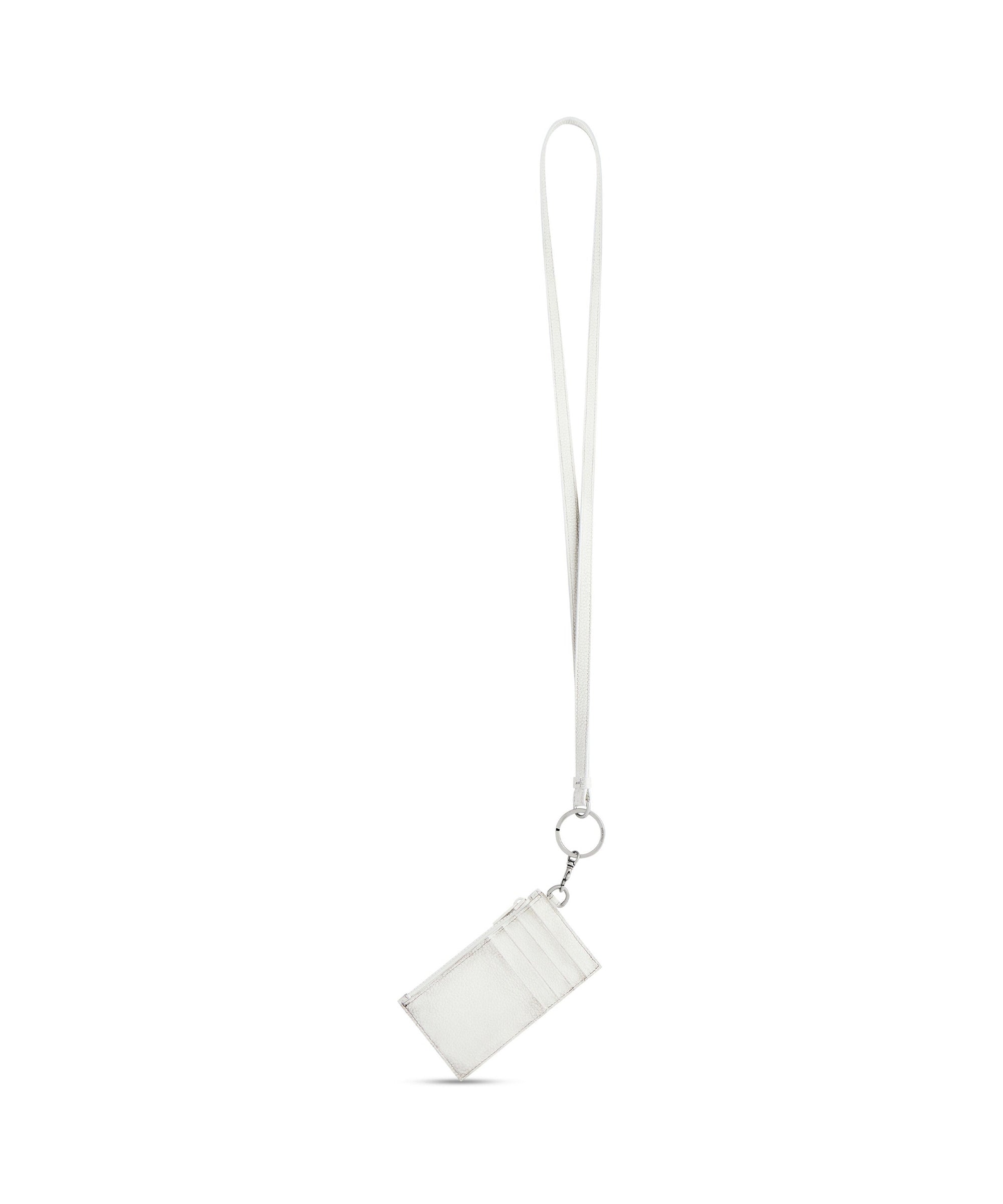 Car Card Case On Keychain Dirty Effect - White & Black