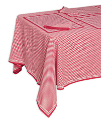 Bistro Table Set - Red & White