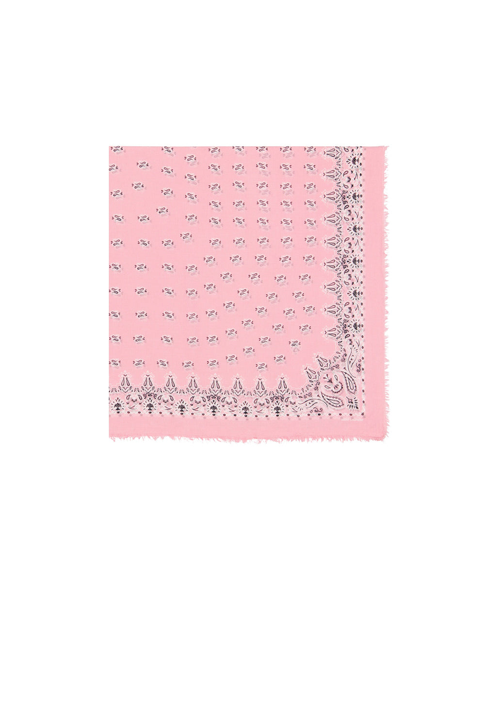 Large pink & black Bandana - Pink & Black