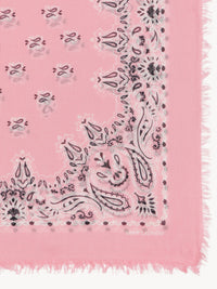 Large pink & black Bandana - Pink & Black