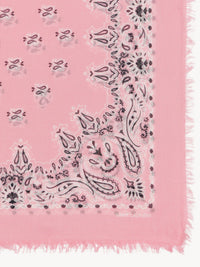 Large pink & black Bandana - Pink & Black