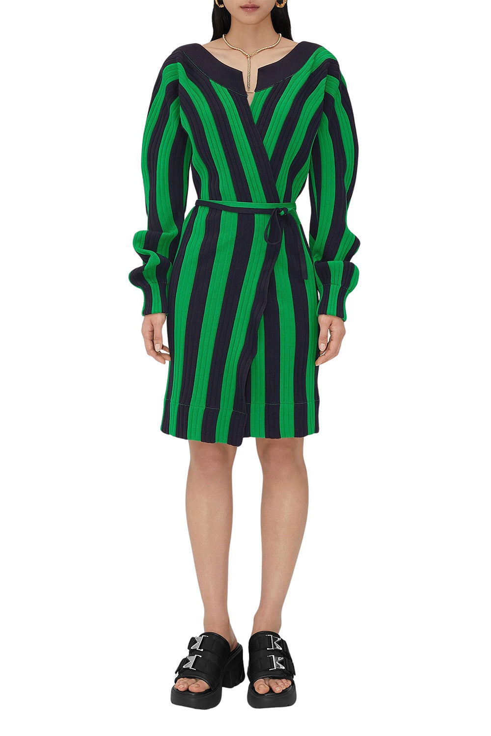 Green & indigo Dress - Green & Indigo