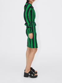 Green & indigo Dress - Green & Indigo