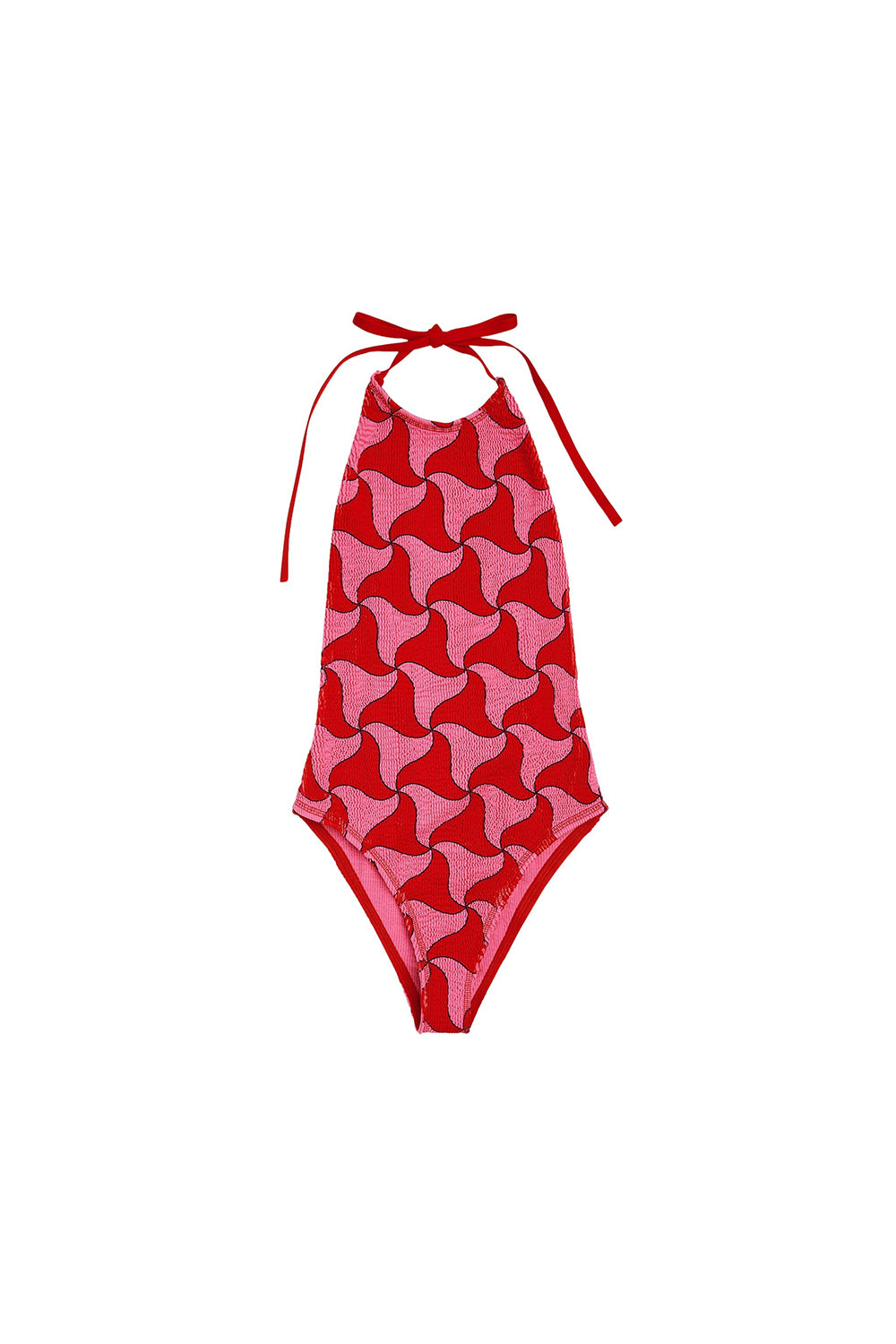 Scarlet pink & red Swimsuit - Pink & Red
