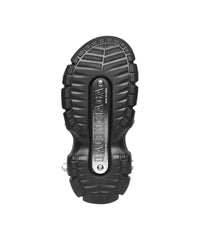 HardCrocs™ Mules - Black & Silver