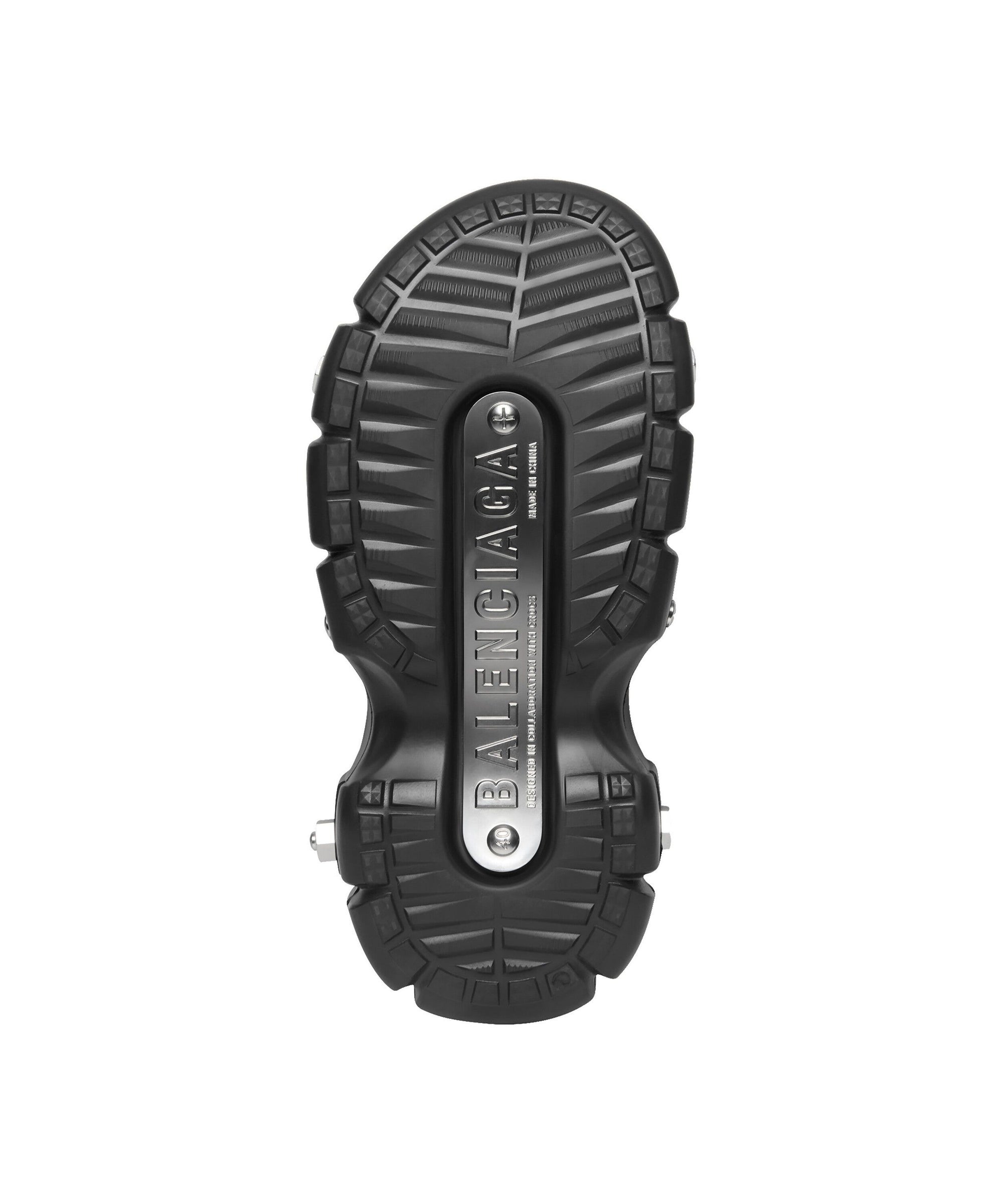 HardCrocs™ Mules - Black & Silver