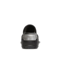 HardCrocs™ Mules - Black & Silver