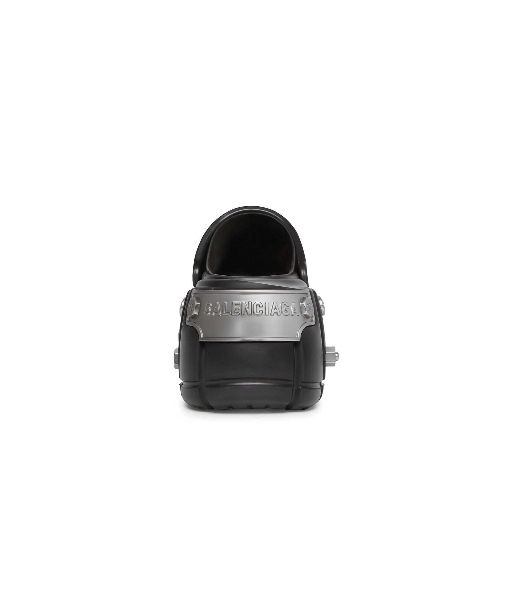 HardCrocs™ Mules - Black & Silver