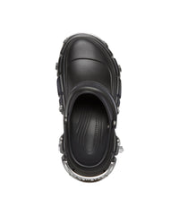HardCrocs™ Mules - Black & Silver