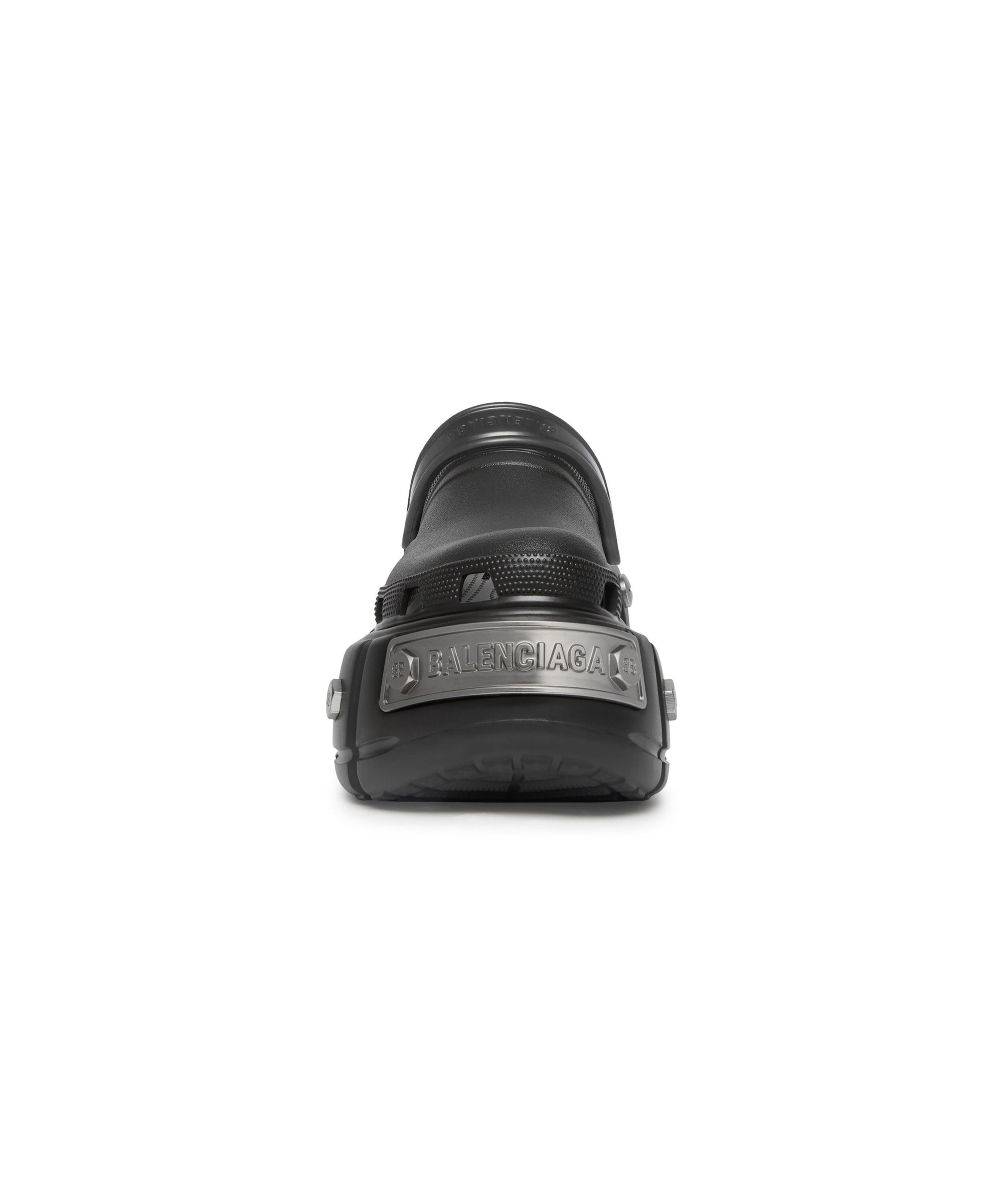 HardCrocs™ Mules - Black & Silver