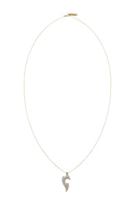 Sharp white Necklace - White