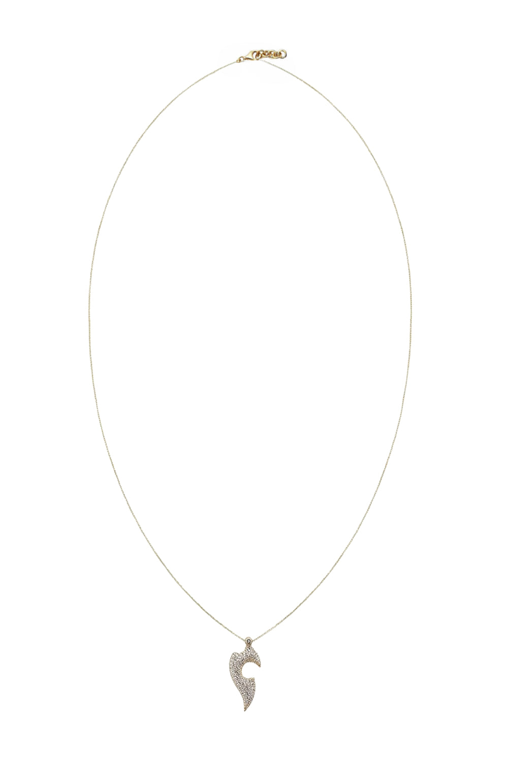 Sharp white Necklace - White