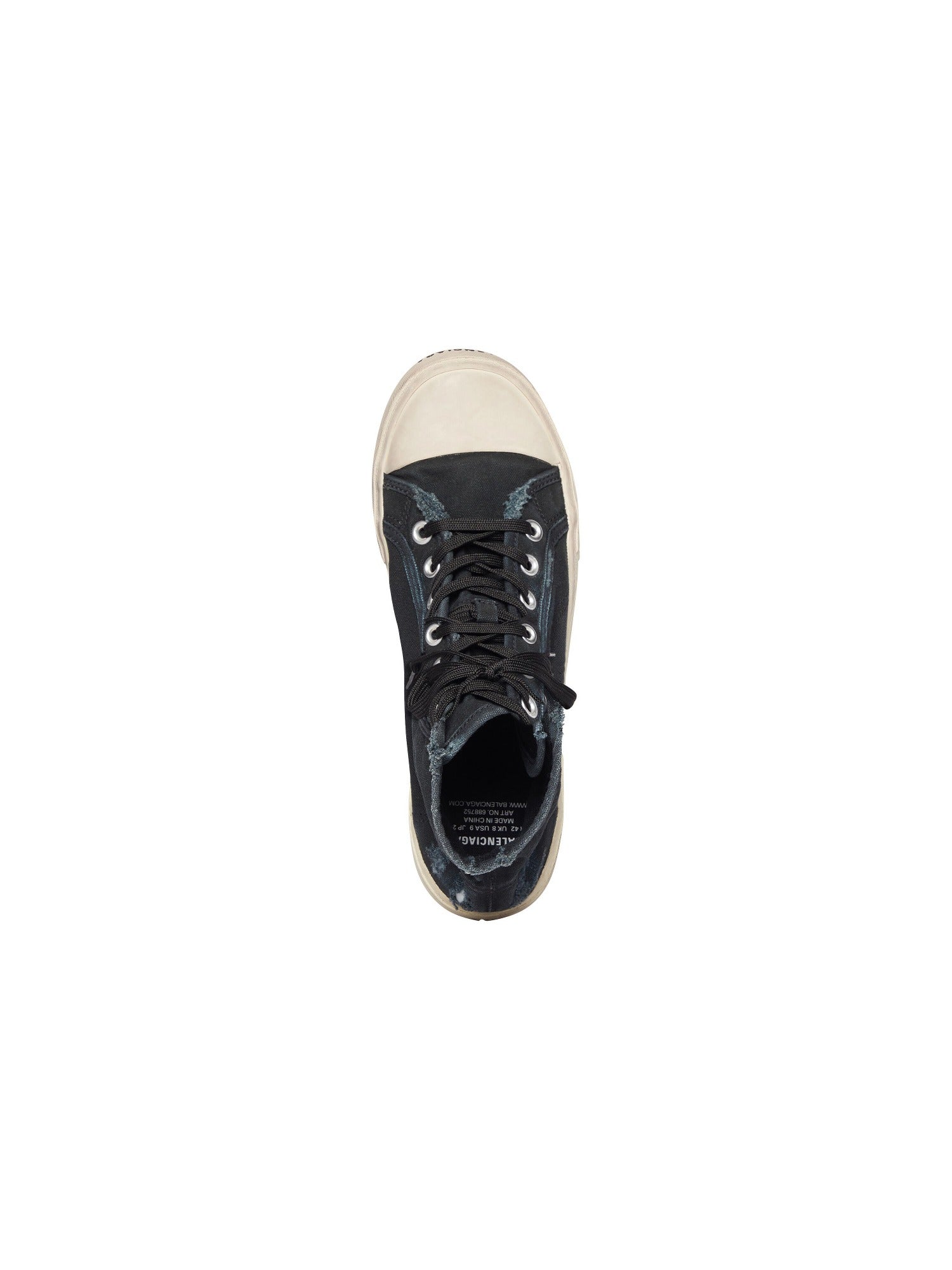 Paris High Top black Sneakers - Black