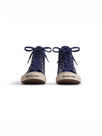 Paris High Top navy & white Sneakers - Navy & White