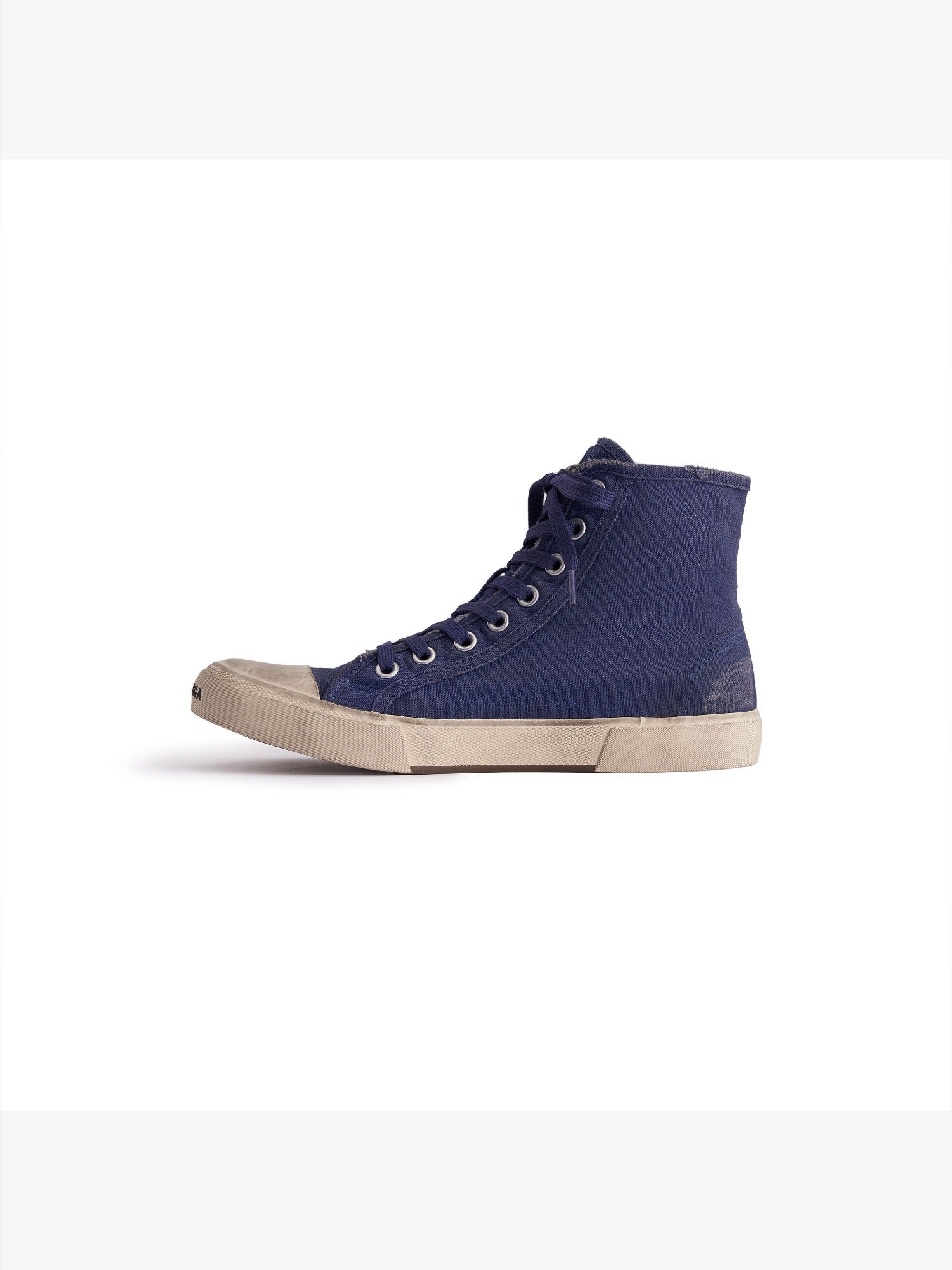 Paris High Top navy & white Sneakers - Navy & White