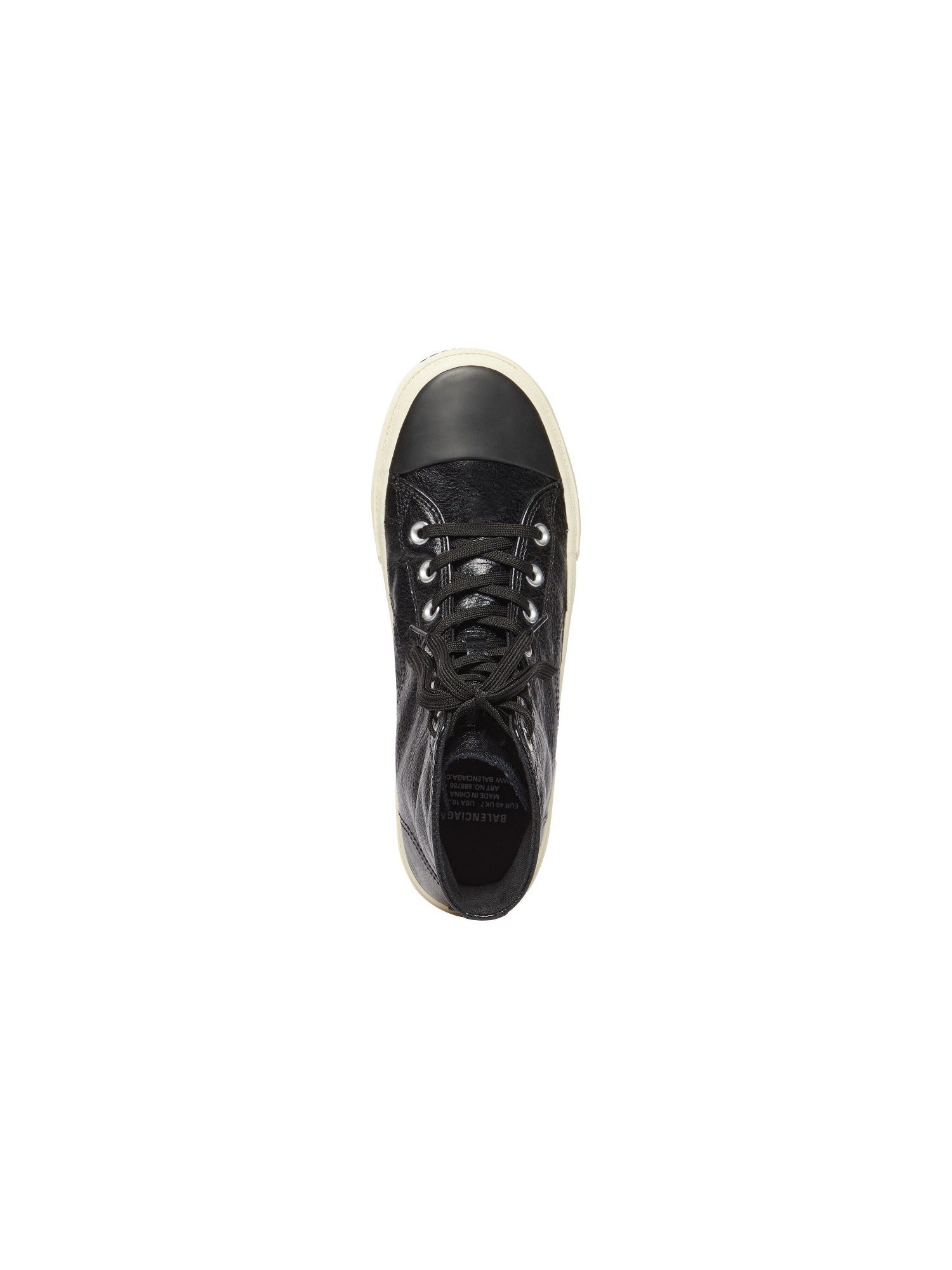 Paris High Top black Sneakers - Black